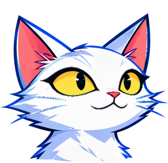 BizCat peeking in with a curious look